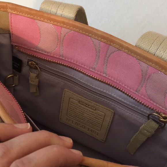 Coach Spring Patchwork Hamptons Tote - Picture 5 of 8